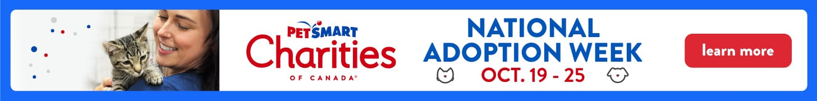 PetSmart Charities National Adoption Week, October 19 to 25